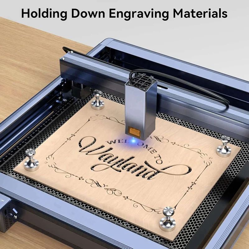 4 Stuks Honingraat Materiaal Pin Magnetische Module Voor Honingraatpanelen, 45X35Mm Metaal Aangepast Aan Laser Cutter/Laser Gravure Machine