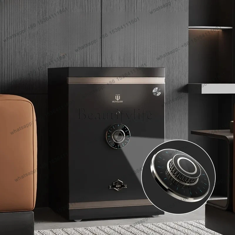 

Safe SSS80CM Home Office WiFi Safe Fingerprint Password Anti-theft All-steel Clip