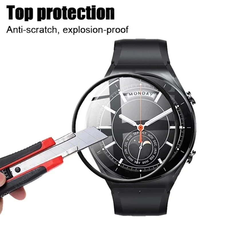 3D 곡선 Xiaomi 시계 S1 부드러운 유리 화면 프로텍터 필름 시계 2