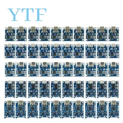 10 stücke 5v 1a micro usb 18650 typ-c lithium batterie ladegerät ladegerät modul + schutz dual funktionen tp4056 18650