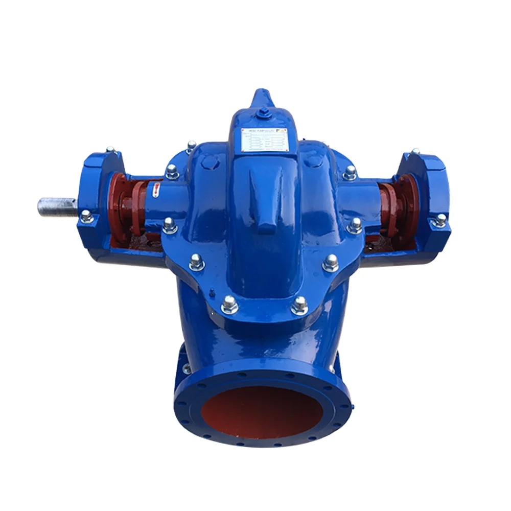 high volume capacity large flow centrifugal split case water pump double suction pump