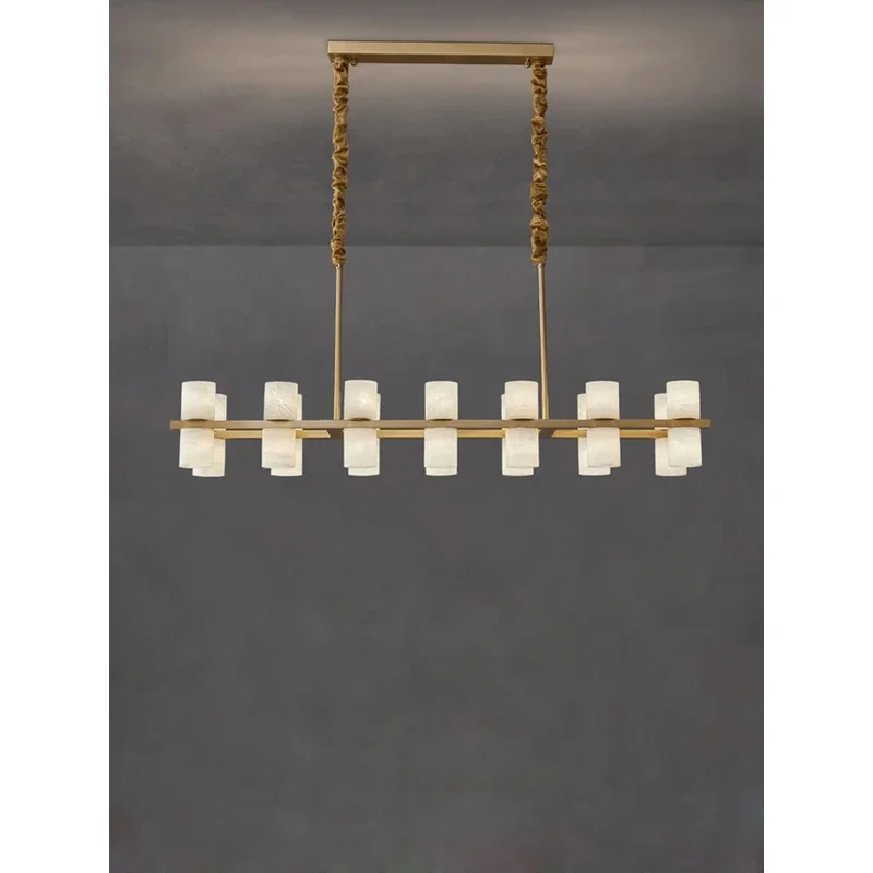 G4 LED 2026 New Trend Marble Collection Gold Chrome Chandelier Lighting Lustre Suspension Luminaire Lampen For Living Room