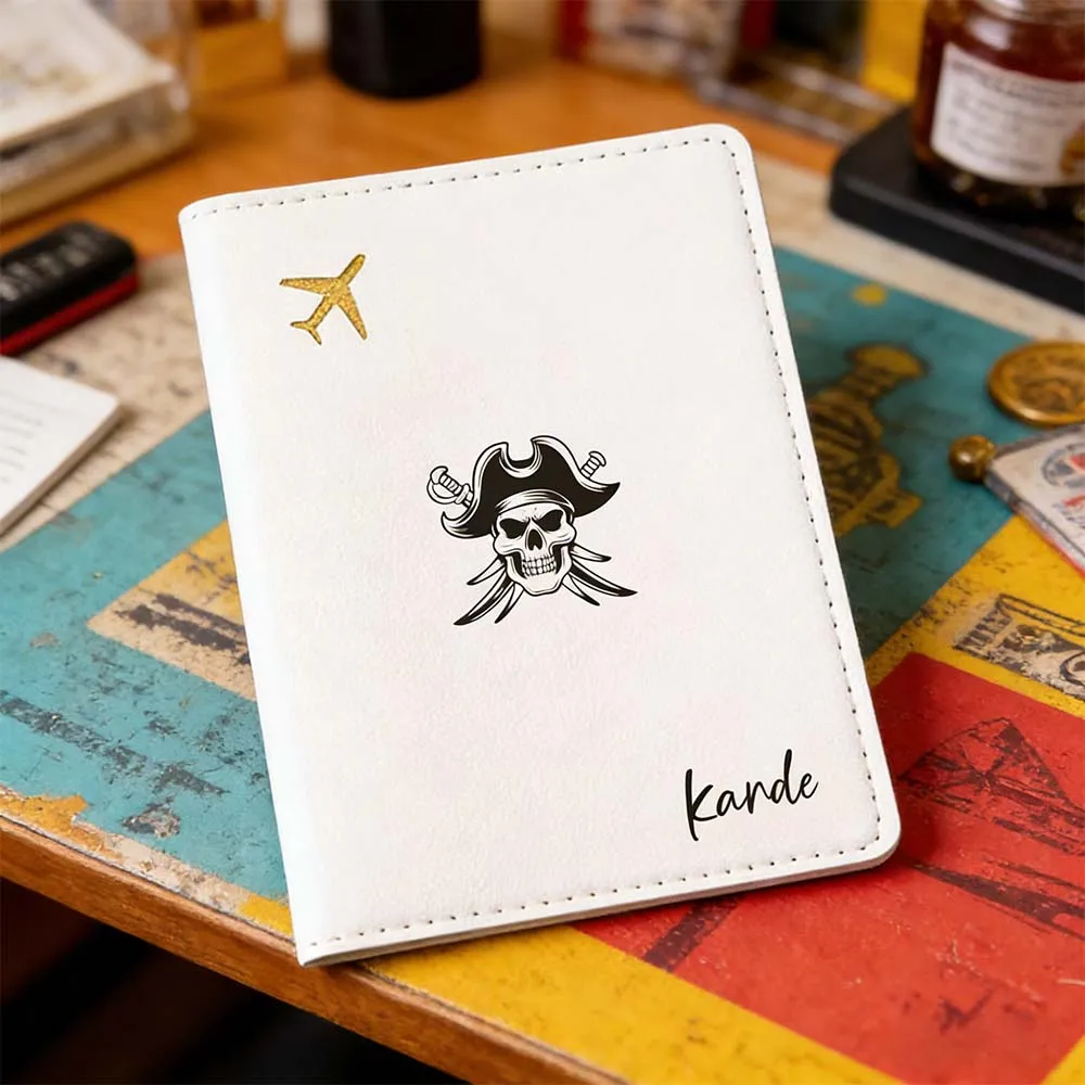 

Персонализированная обложка для паспорта с именем, 1 шт., подарок на новую работу, прочный кожаный чехол для паспорта в стиле бохо