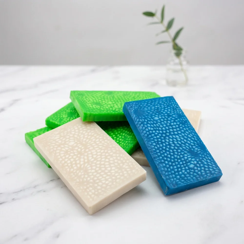 1 PC - 120x38x8MM Squama Pattern Resin Material for DIY Knife Handle Making Compound Material Handicrafts Material