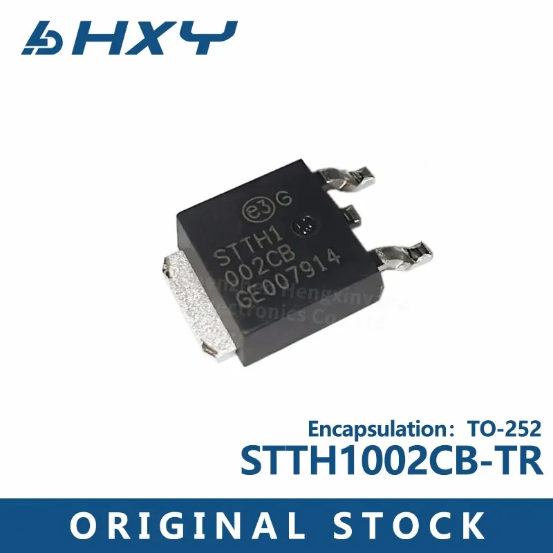 10PCS STTH1002CB-TR Patch TO-252 General purpose diode/rectifier 200V 8A