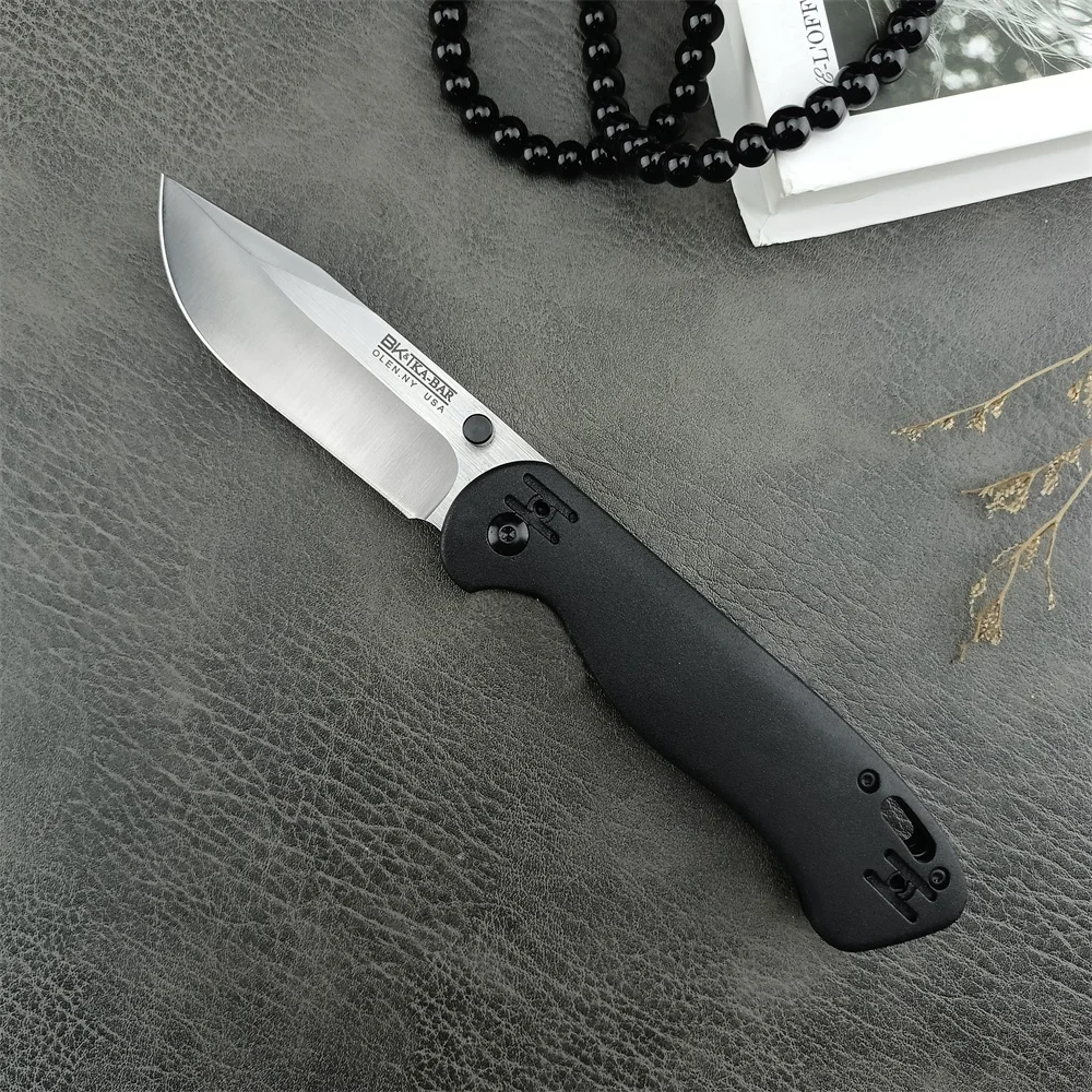 Folding Pocket Knife KB BK4 High Quality 440C Blade Nylon Fiber Handle Outdoor EDC Camping Hiking Hunting Survival Cutting Tool