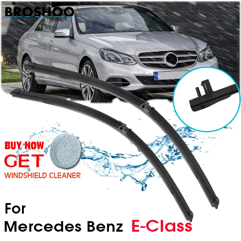 BROSHOO Car Windshield Wiper Blade Rubber For Mercedes Benz E Class W211 W212 W213 E320 E300L E200 E240 E260 E280 2003 To 2018