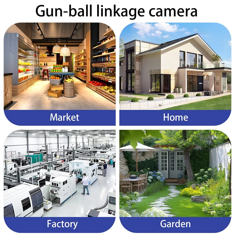 FFYY-TUYA 6MP Tweeweg Intercom Beveiligingscamera 2 In 1 Smart 3MP + 3MP WIFI AI Detectie Kleur Nachtzicht CCTV