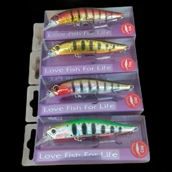 TSURINOYA 4pcs Jerkbait Suspending Minnow Fishing Lure 77SP 77mm 8.5g Artificial Hard Baits Movement System Pike Bass Wobbler
