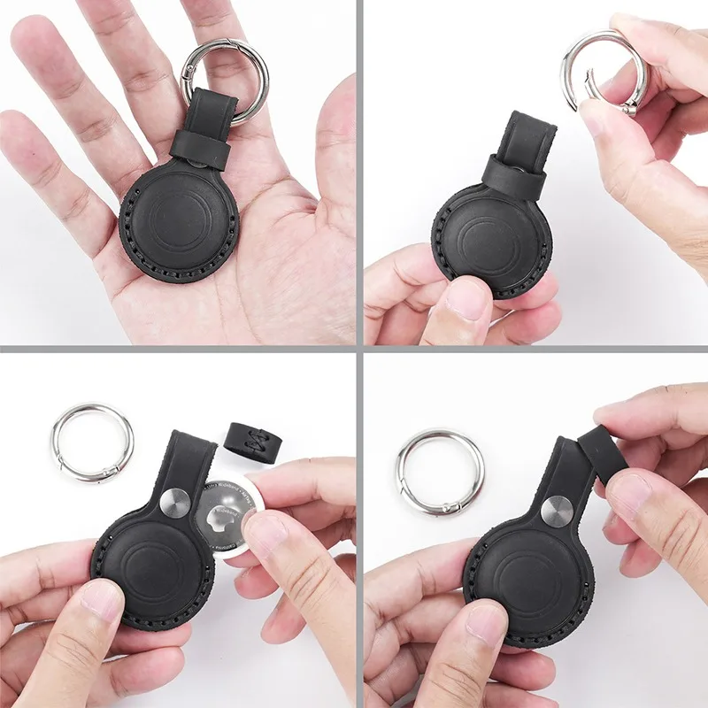 Case for Chipolo POP Tracker Tag Protective Cover with Keychain