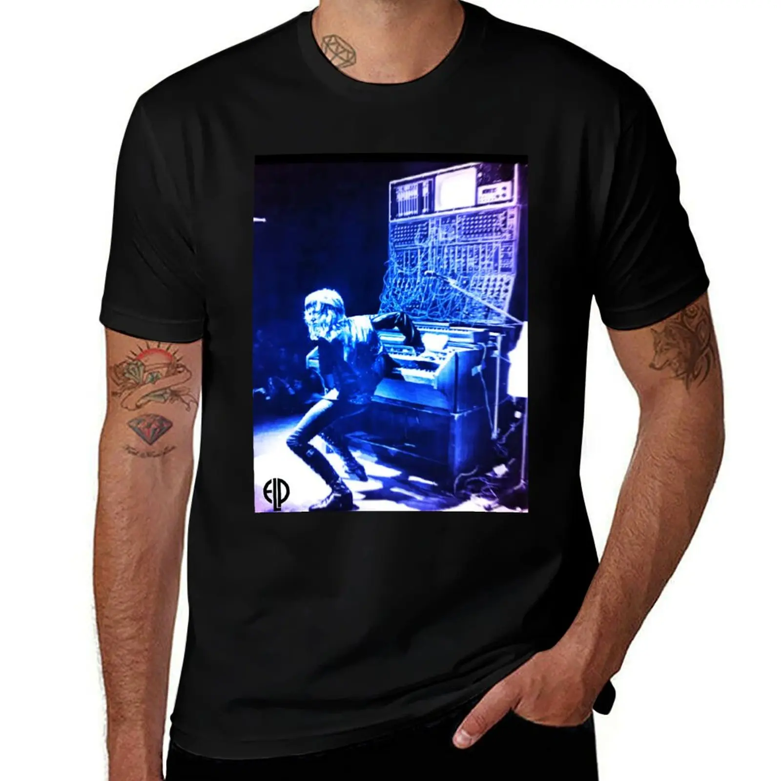Keith Emerson Moog poster print T-Shirt Comfort Stretch Tee Shirt T-Shirt