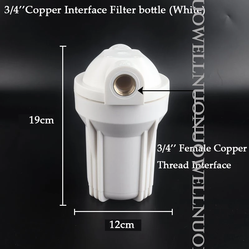5Inch Reverse Osmosis Filter Bottle 1/4''~3/4''Copper Thread Water Purifier Filter Flask Element Family Water Fountain Purifier image 3