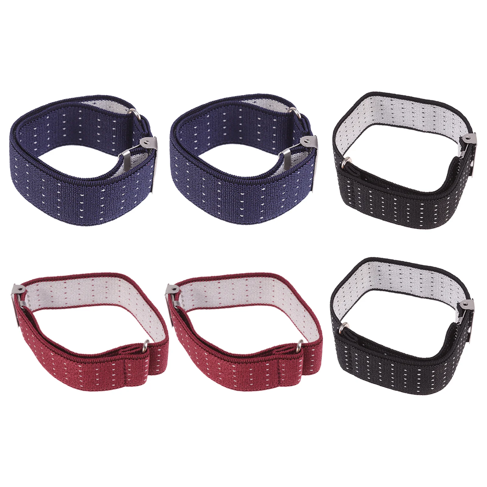 

3 пары регулируемых противоскользящих подвязок для рукавов рубашек, фиксаторы для униформы и официальной одежды, комфортная посадка на все день