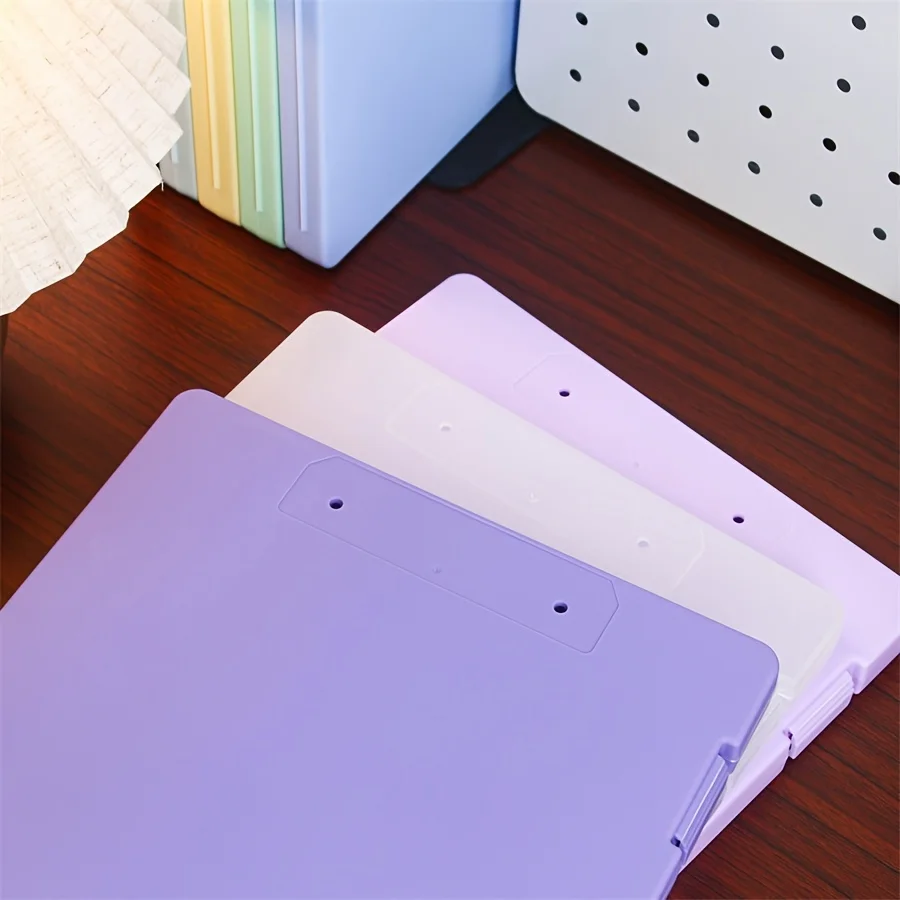 A4 Transparent Data Storage Box, Folder, Large Capacity, Multifunctional Student Test Paper, Book, Graduation Certificate, Archi view 5