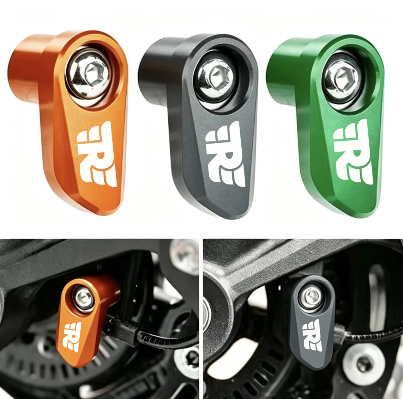 Latest Motorcycle ABS Sensor Protective Cap Enfield Series Models Black ABS Material Motorcycle Maintenance Tool