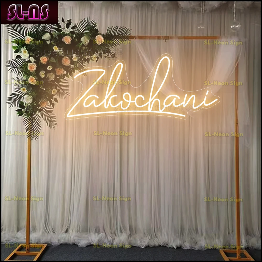 

LED Neon Sign Lovers Sign Custom Neon Light for Wedding Birthday Room Home Decoration Wed Lovers Light Sign