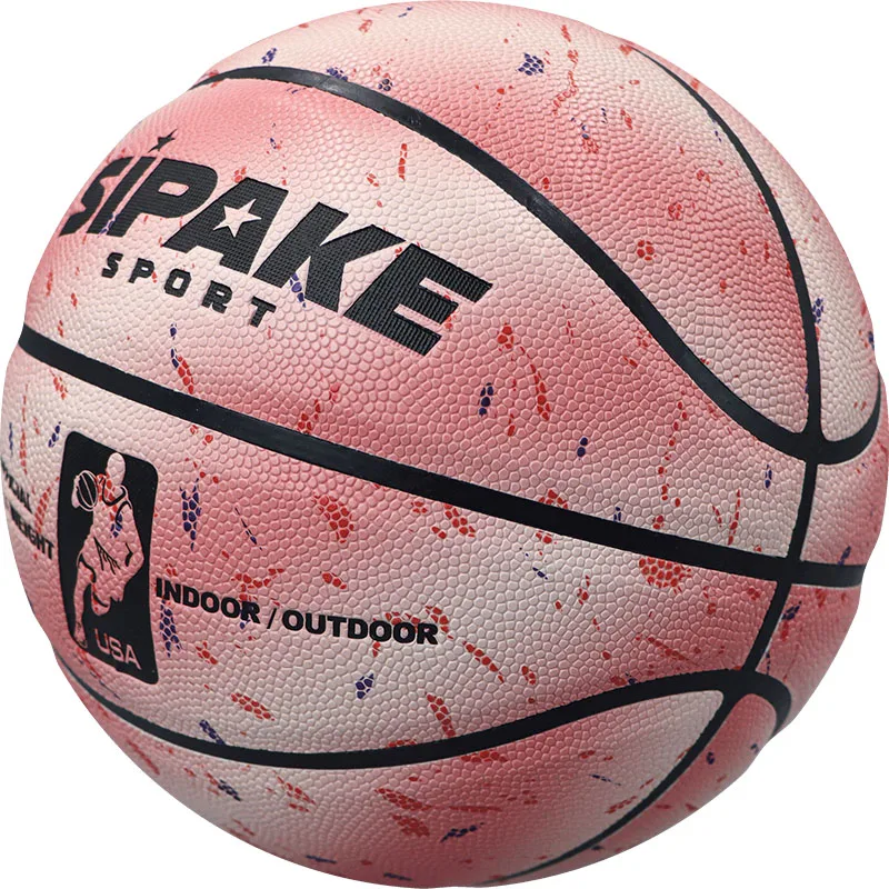 SIPAKE バスケットボール サイズ 7 公式認定競技バスケットボール PU 標準ボール メンズ レディース トレーニングボール チーム
