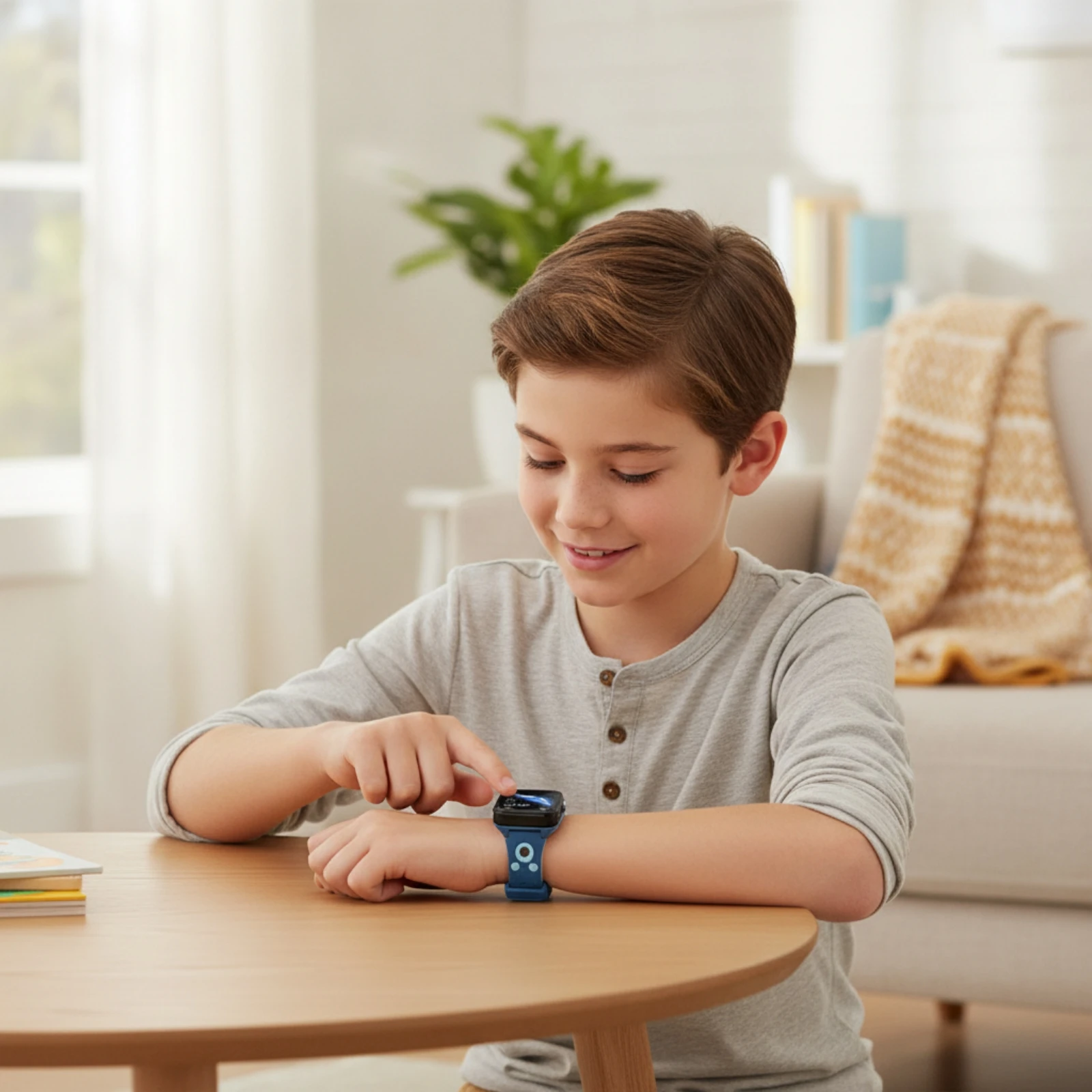 4G Mobile Device Watch Waterproof Smart Watch with Camera Smartwatch Touch Adjustable for Children, School, Travel