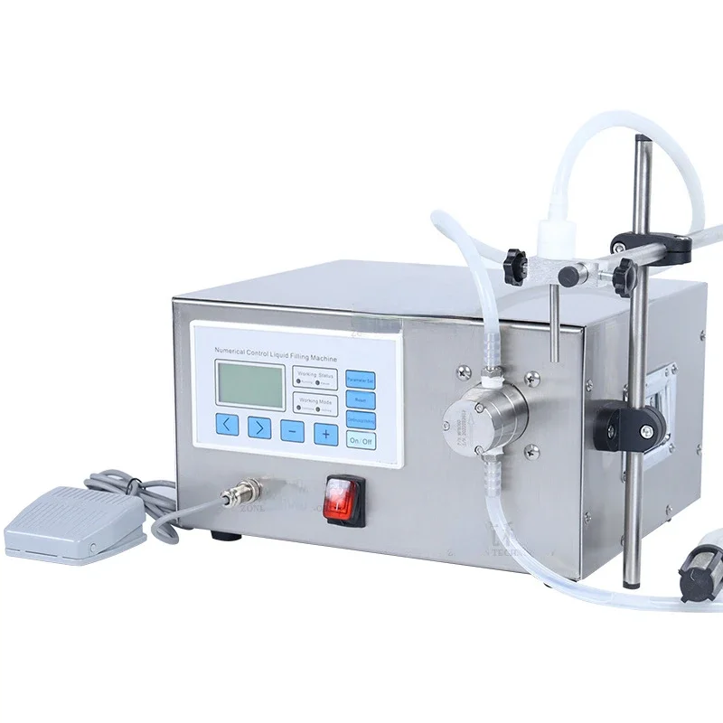 Semi-Automatic Magnetism Forle Pumps Liquid Filling Machine Disinfectant Fluid Hand Sanitizer Single Head Sub-Installed Machine