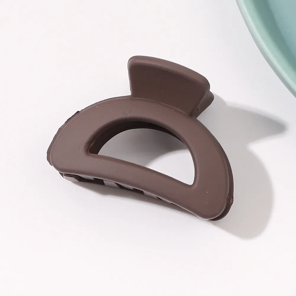 New Fashion Small Geometry Solid Colour Clip Hairpin for Women