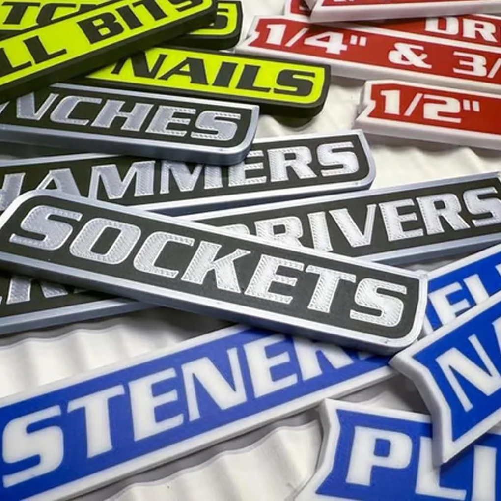 

12 шт./компл., распаковывающая сила магнитной организации с этимя бирками и этикетками для ящиков для инструментов, все имеют магнитная подложка