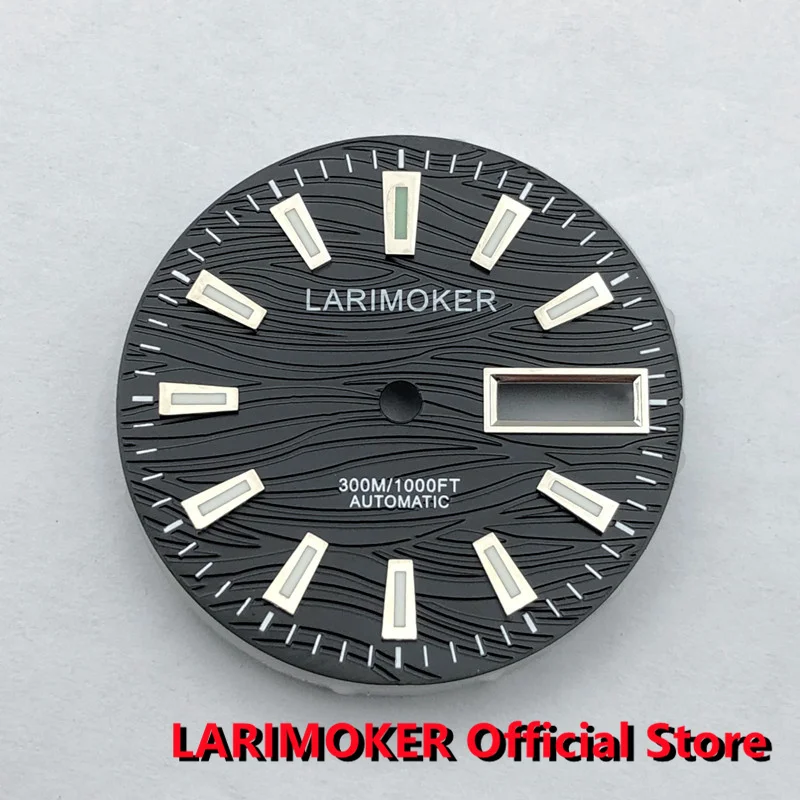 LARIMOKER 29MM Black Blue Grey Green Luminous Dial and Watch Hand for NH36A Movement Leisure Watches Accessories