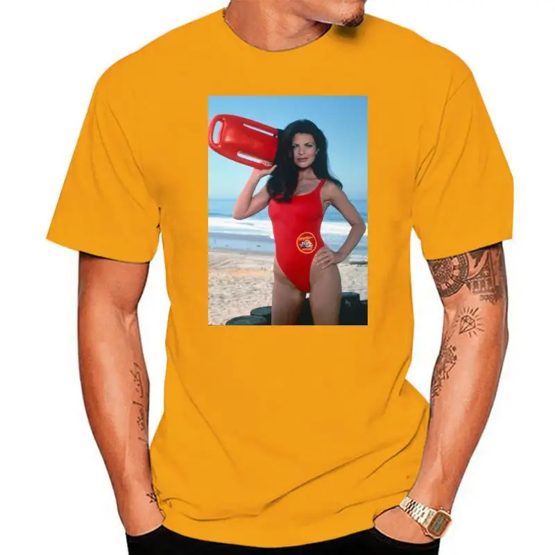 Baywatch Yasmine Bleeth Men'S T Shirt Tv Beach Babe Lifeguard Caroline  Full-Figured Tee Shirt