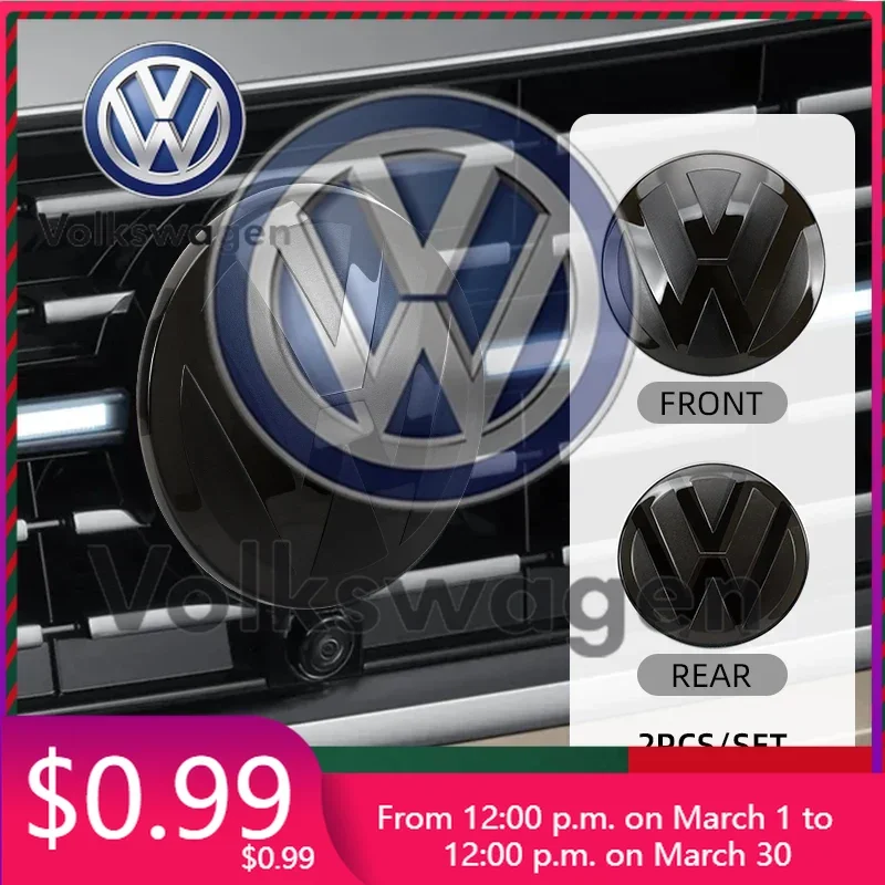 

Car Sticker Car Modification Logo Sticker Not Affect ACC Front Rear Emblem Badges Cover For VW Volkswagen TIGUAN 2010-2020