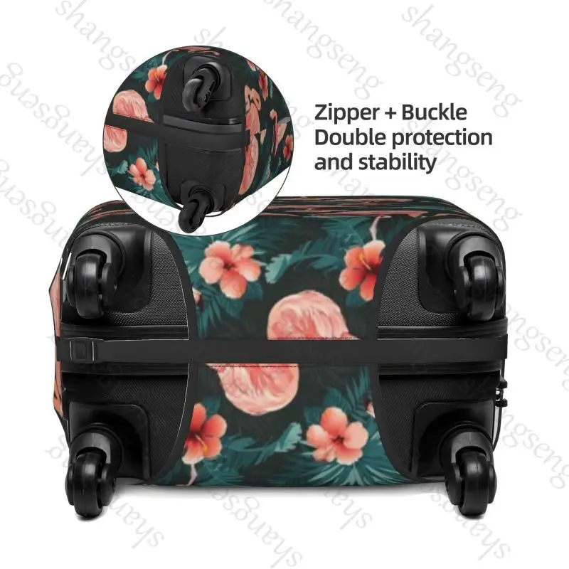 Banana Leaf Flamingo Leaf Thicken Luggage Cover Elasticity Trolley dust cover Suitcase Protection Cover Suitcase Case