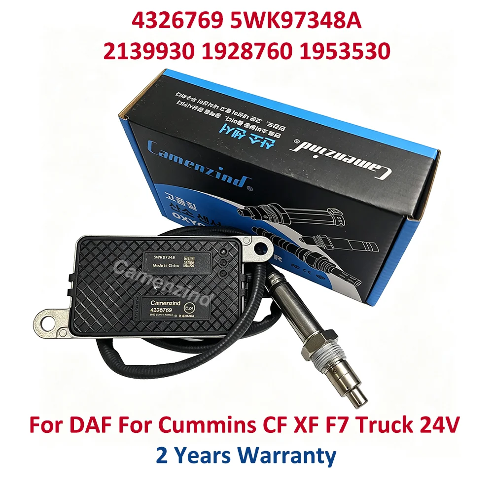 4326769 5WK97348A 2006243 2139930 1928760 1953530 NOx-Sensor Stickoxid NOx-Sensor für DAF für Cummins CF XF F7 LKW 24V