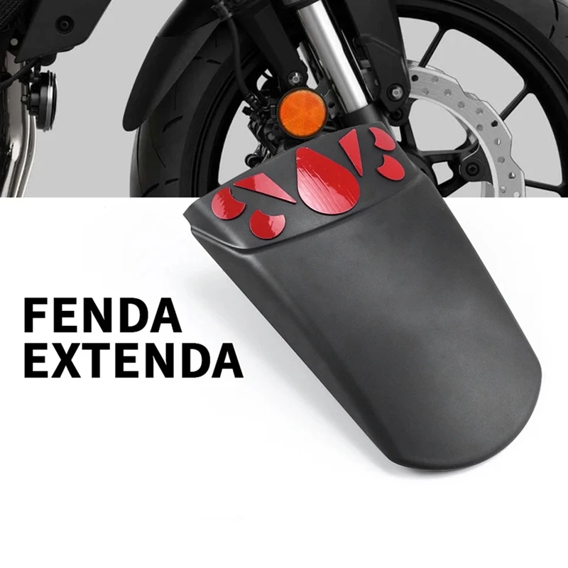 Suku cadang sepeda motor ekstensi sepatbor depan Fender Extender untuk Honda CB750 Hornet CB 750 2023-