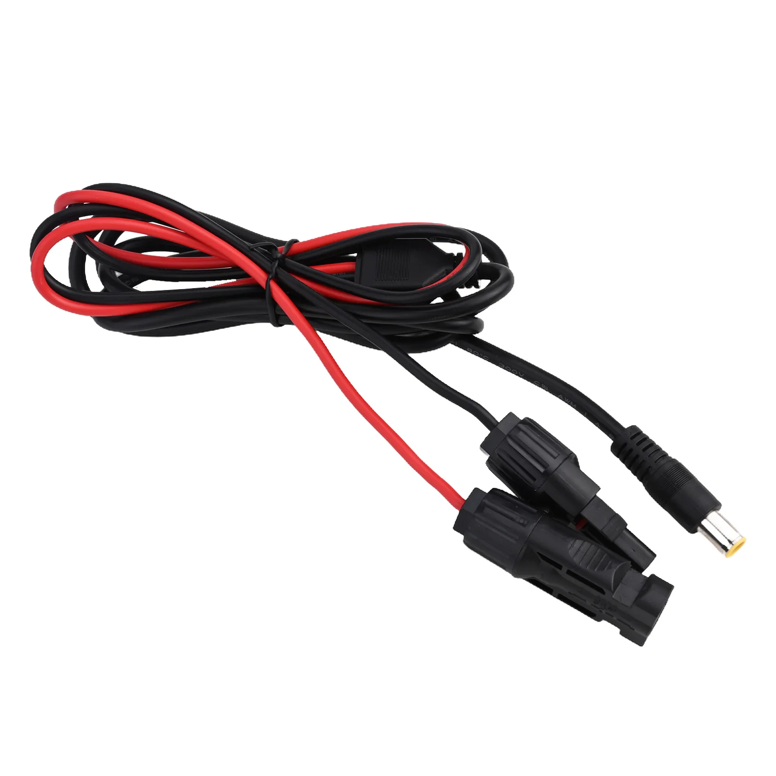 180CM Length DC 8MM Adapter Cable 8mm DC Connector Polarity Marked 12AWG Wire 200Watt Support Easy Installation For Boating