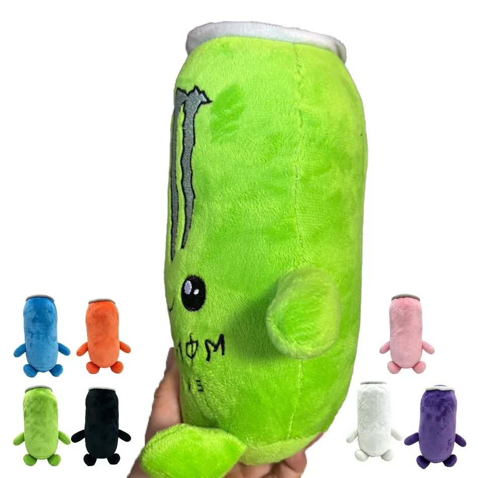 Cute Drink Can Shaped Plush Toy Soft Stuffed Beverage Bottle Doll Cartoon Plushie Pillow Home Decor Gift For Kids