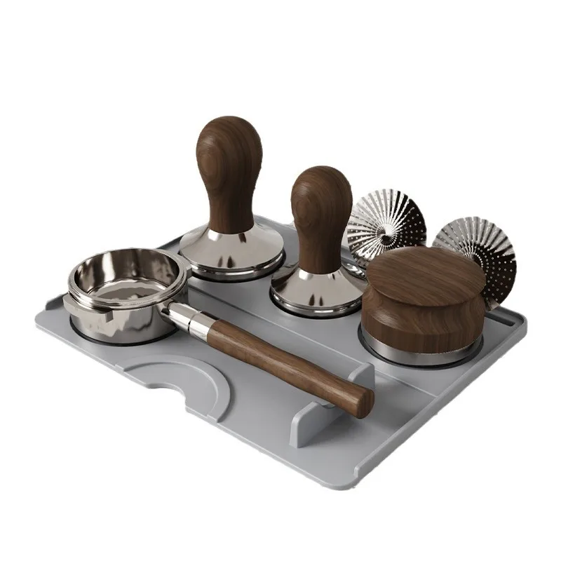 Espresso Tamping Mat Distributor Station Portafilter Silicone Pad  Espresso Maker Cafe Bar  Accessories Coffeeware Barista Tools