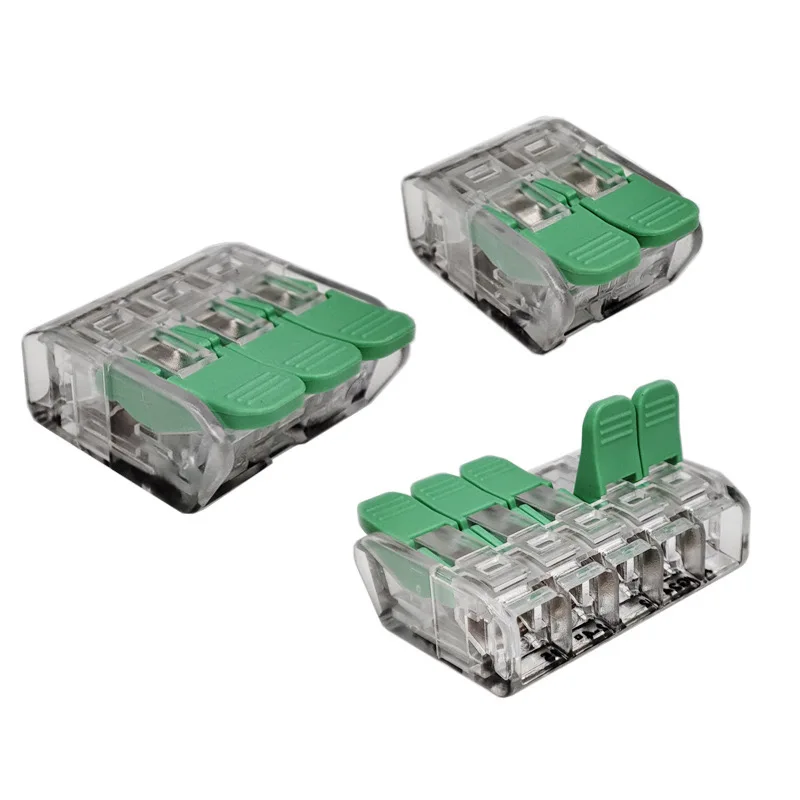 50/100PCS Crimping Type Quick Docking Terminals 32A 450V Lamp Power Connector 2/3/5 Digits Electrical Control Terminals OJ-265