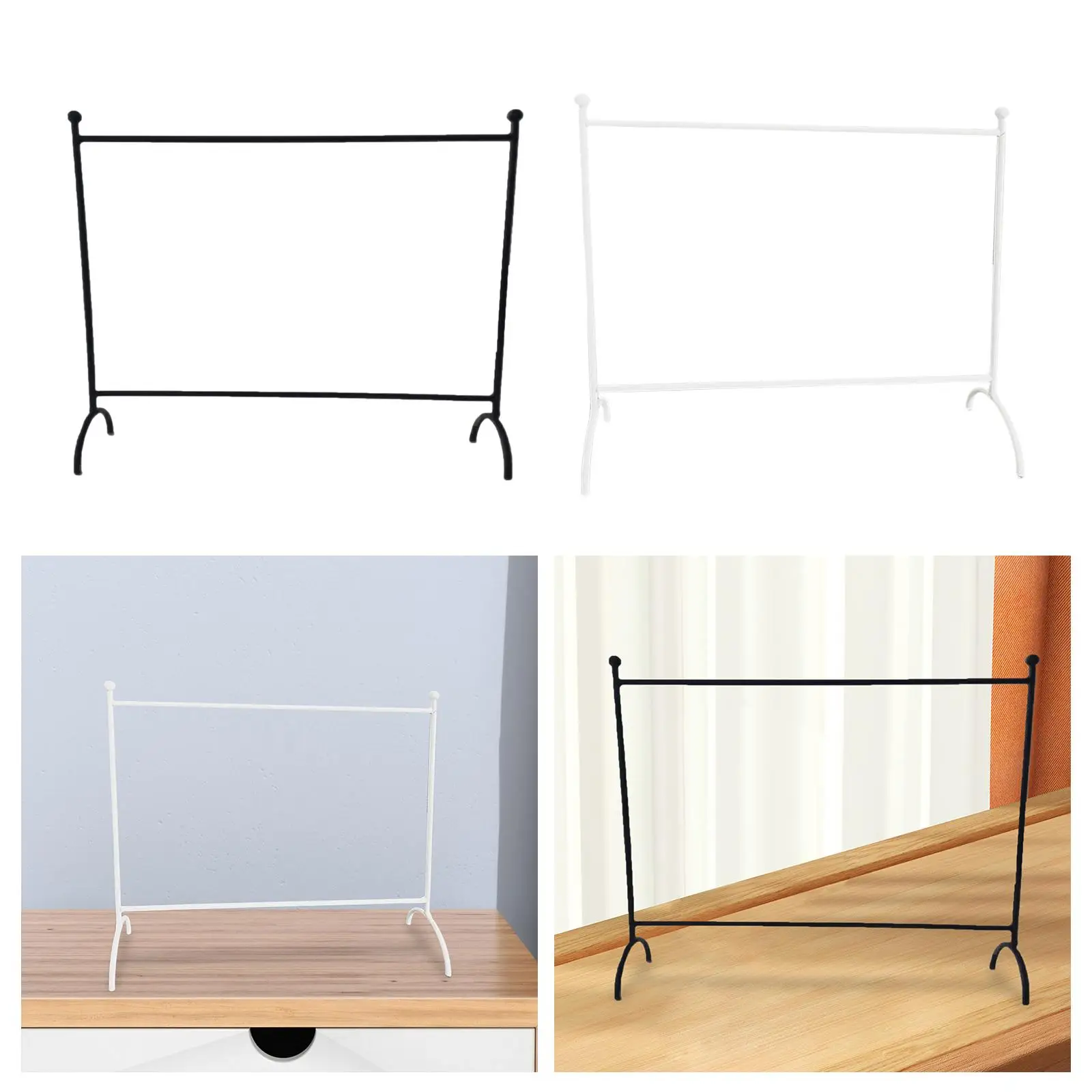 Miniature Doll Garment Rack Doll Wardrobe Furniture for 1/6 1/12 Scale Decor