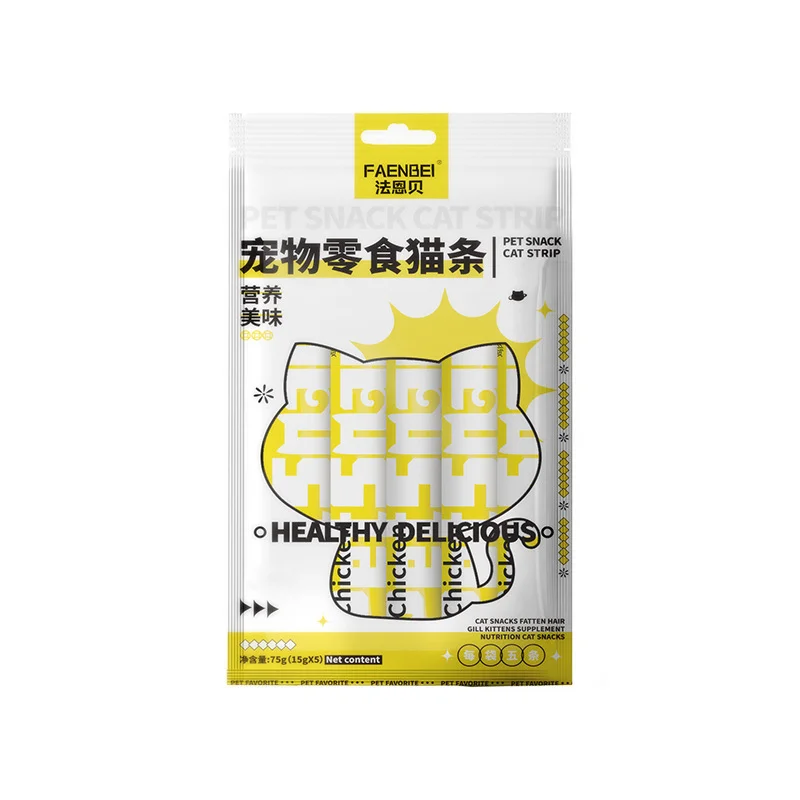 10 قطعة/2 حزمة وجبات خفيفة للحيوانات الأليفة شرائط القطط الصغيرة القط الرطب الغذاء حزمة التغذية الدجاج سمك القد السلمون صيغة نكهة مختلطة القط وجبات خفيفة سائلة #6