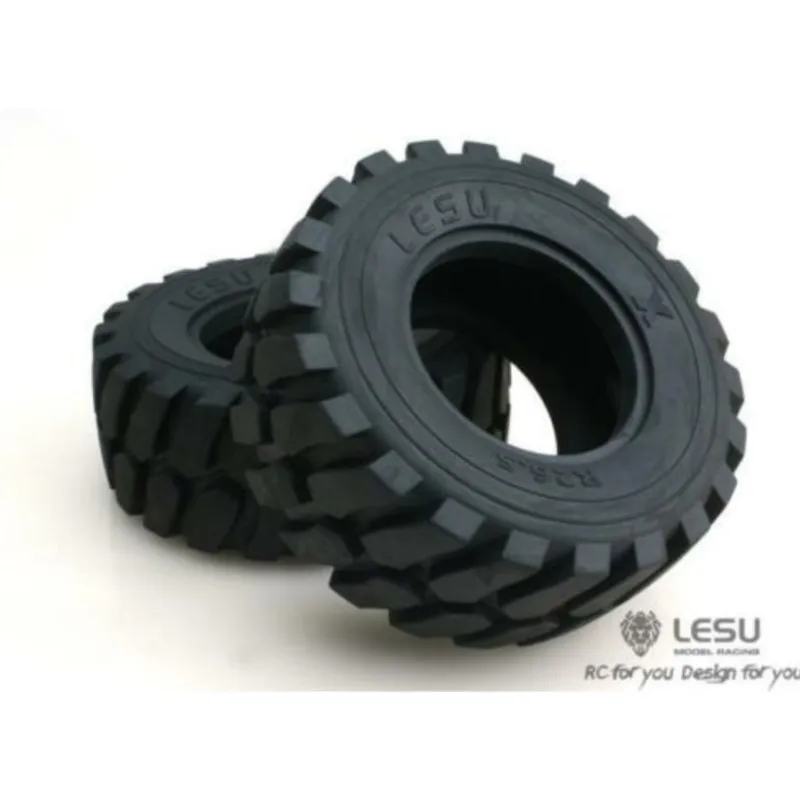 

RC Parts LESU Diameter 45Mm Height Wheel Rubber Tyres 110Mm for Remote Control Toys 1/15 Hydraulic Loader RC Car TH02037