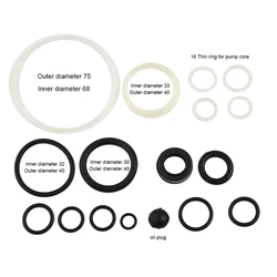 1set Hydraulic Jack Oil Seal Ring Small O-ring Repair Tool Horizontal 3 TON Repair Kit Sealing Ring Steel Ball Link Rocker Jack