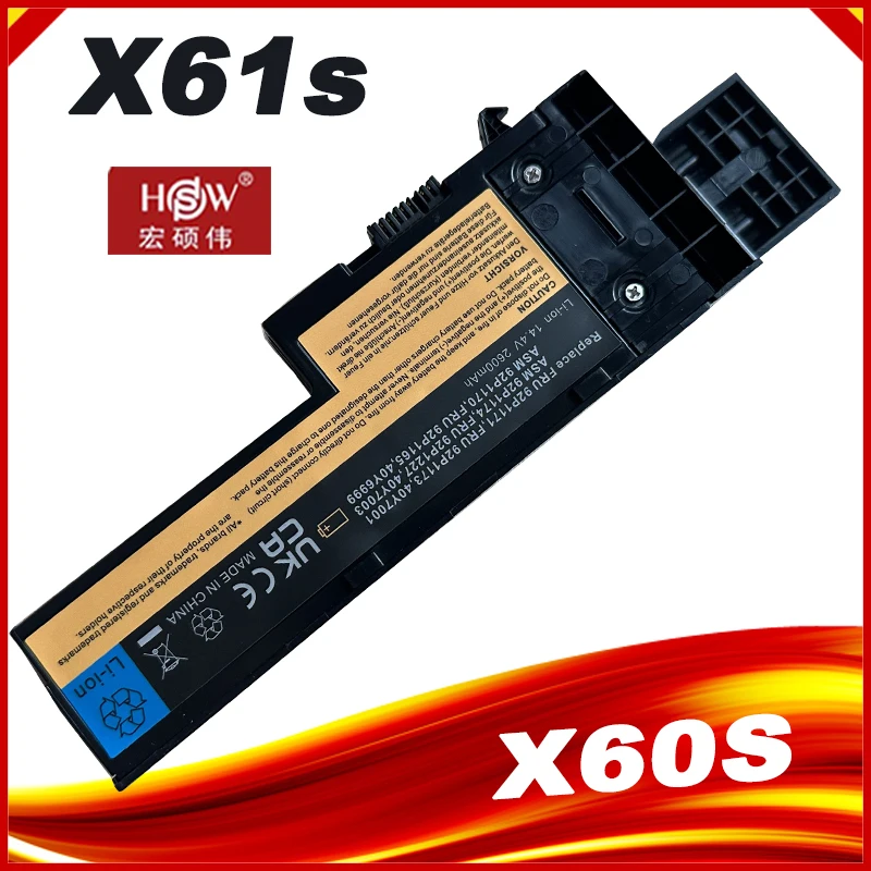 

4 Cells Battery For IBM ThinkPad X60 X60s X61 X61s Series 40Y7001 40Y7003 ASM 92P1170 92P1172