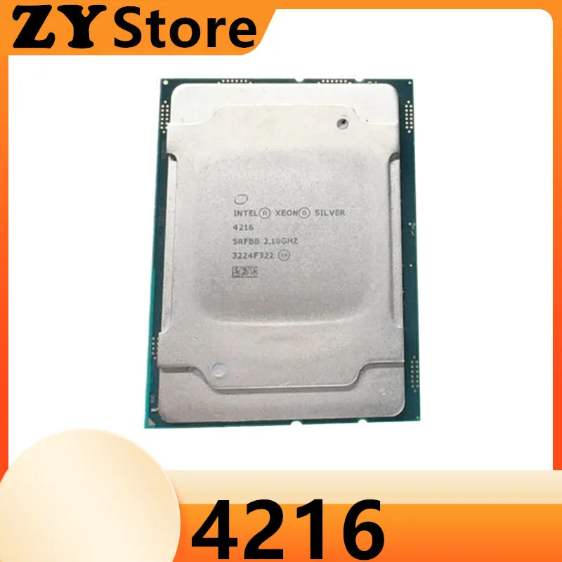 intel Xeon Silver 4216 CPU 16 Cores 32 Threads 2.1GHz 22MB 100W