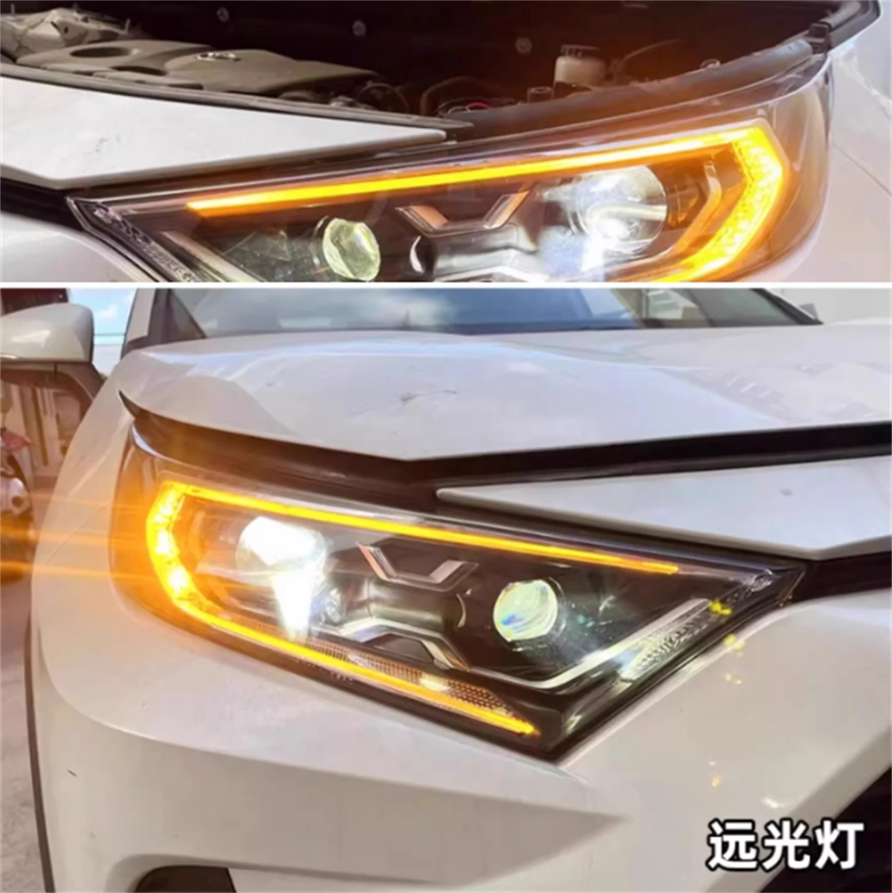 LED Headlight headlamp for Toyota RAV4 20-23 Daytime Running DRL Turn signal