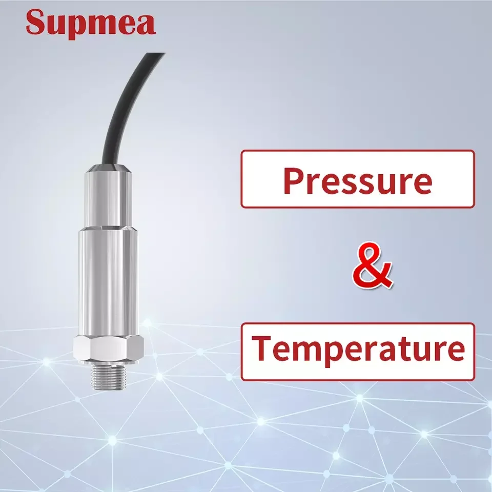 Industry 2 in 1 temperature pressure transmitter range 0-12 ba food grade r pressure transmitter modbus