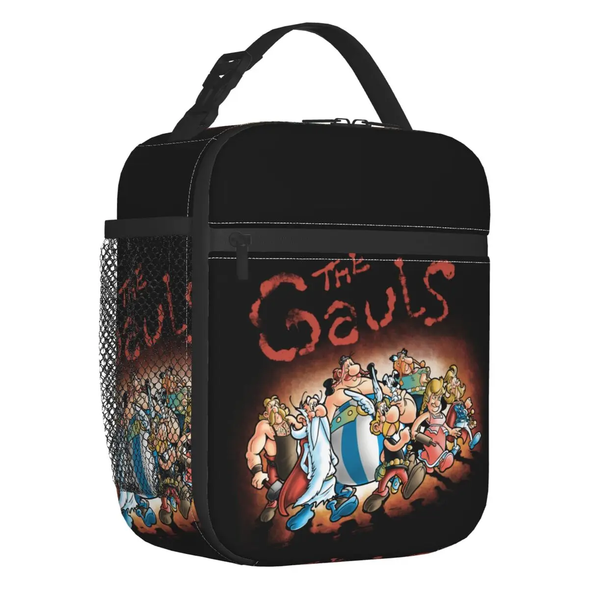 

The Gauls Insulated Lunch Bag for Outdoor Picnic Asterix And Obelix Resuable Thermal Cooler Bento Box Women Kids