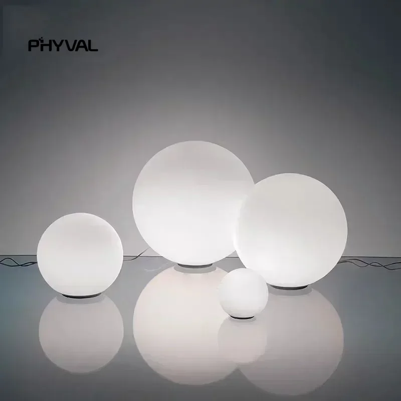 مصباح سطح المكتب من الزجاج LED Orb الشمال ، ضوء دافئ مع التبديل ، الديكور ، غرفة نوم ، السرير ، الحديثة ، الإبداعية