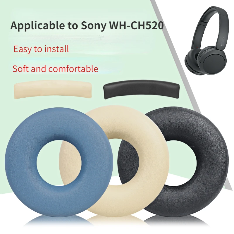 

Suitable for Sony WH-CH520 Headphone Cover CH520 Headphone Sponge Cover Headphone Earmuff Accessories