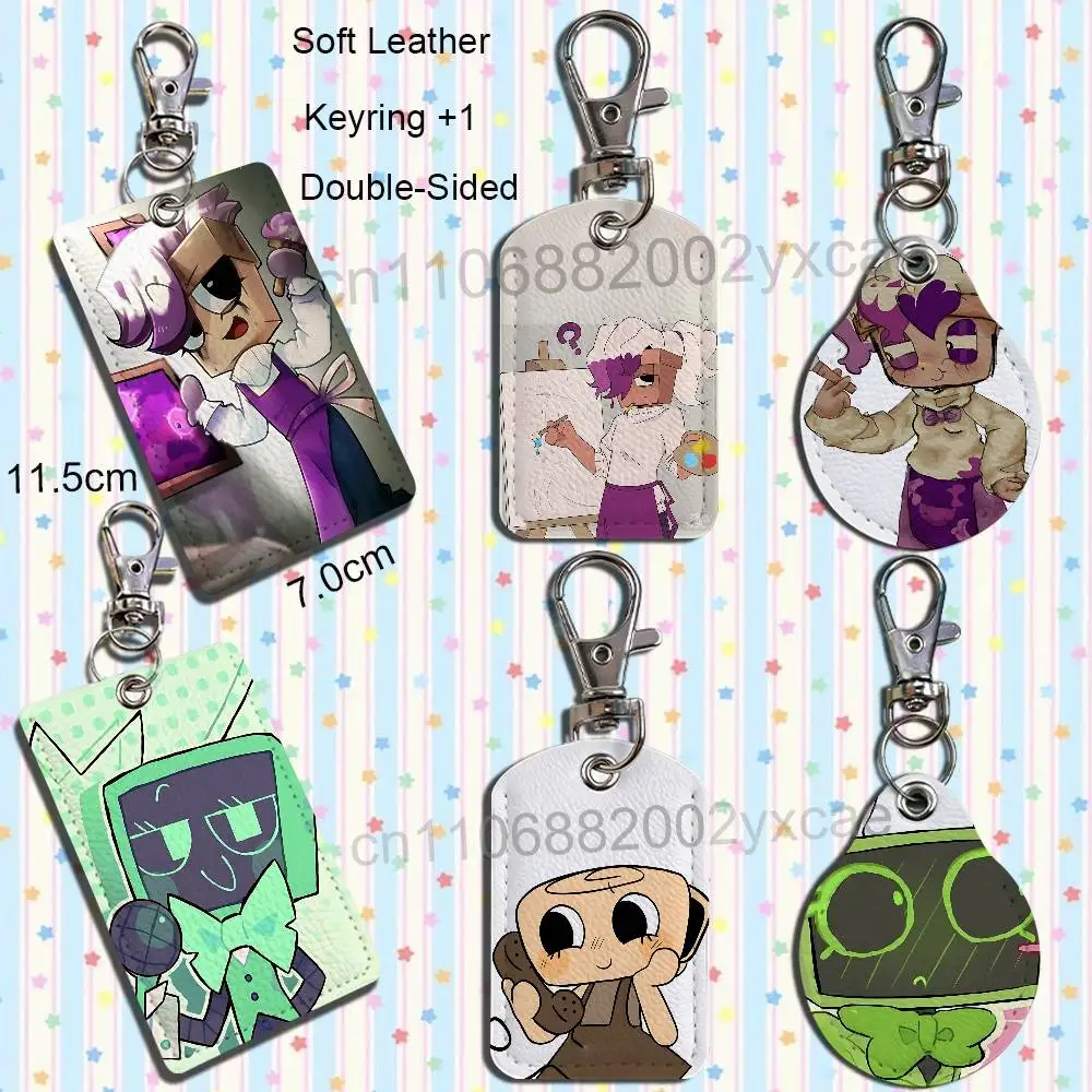game Vee Brusha Shelly Dandys Card Holder With Keychain Executive Protection For Bank Credit Subway Bus Case