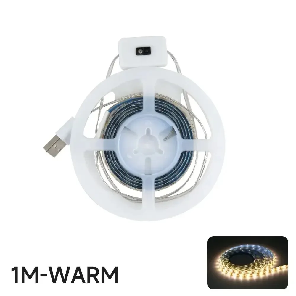 Motion Sensor LED Light Strip USB Hand Sweep Waving ON OFF Backlight Lamp Tape TV Kitchen Bedroom Lighting Diode Lights