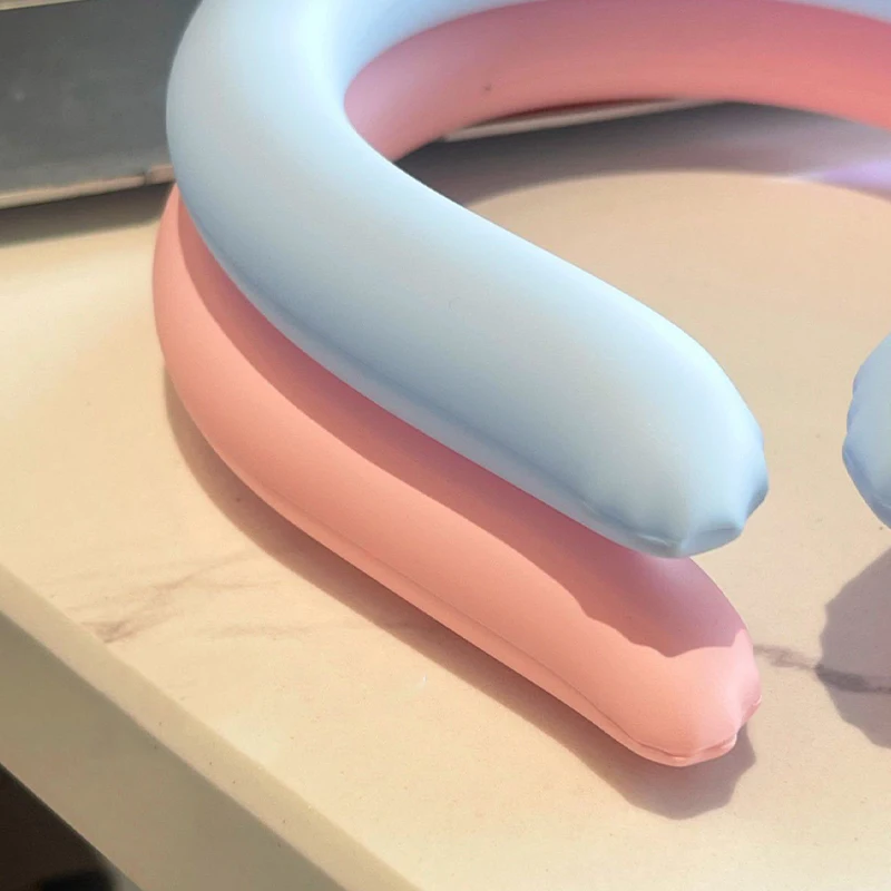 Summer Neck Cooling Tube Reusable Portable Ice Neck Cooler Ring Soft Silicone Cold Neck Wrap For Heat Relief And Outdoor Activit