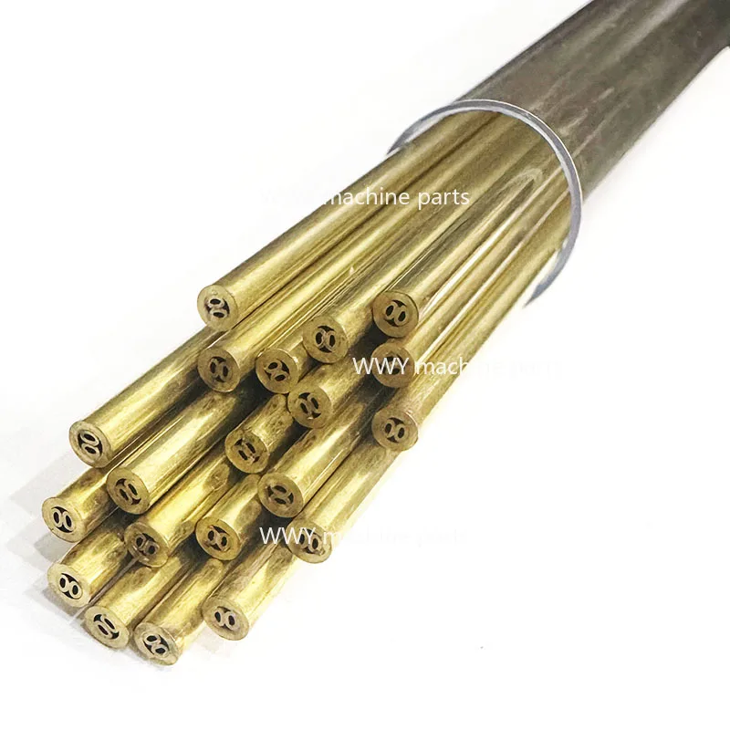 

Suitable for 1.0mm-3.0mm Length 400mm Hot Selling Porous Brass Electrode Tube Diameter for Wire Cutting Drilling Machines
